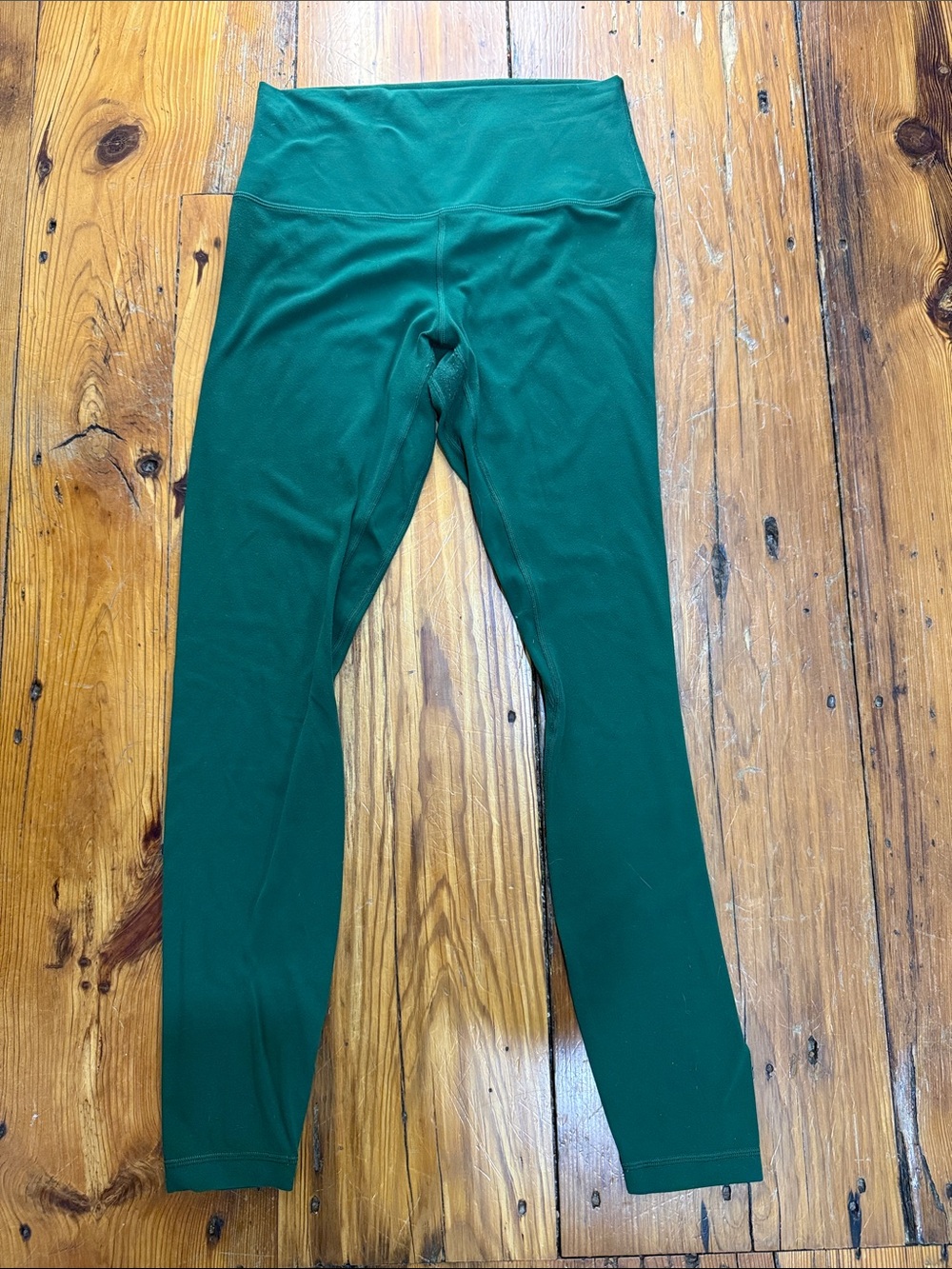 lululemon athletica Emerald Deep Green High-Waist Leggings Size 8